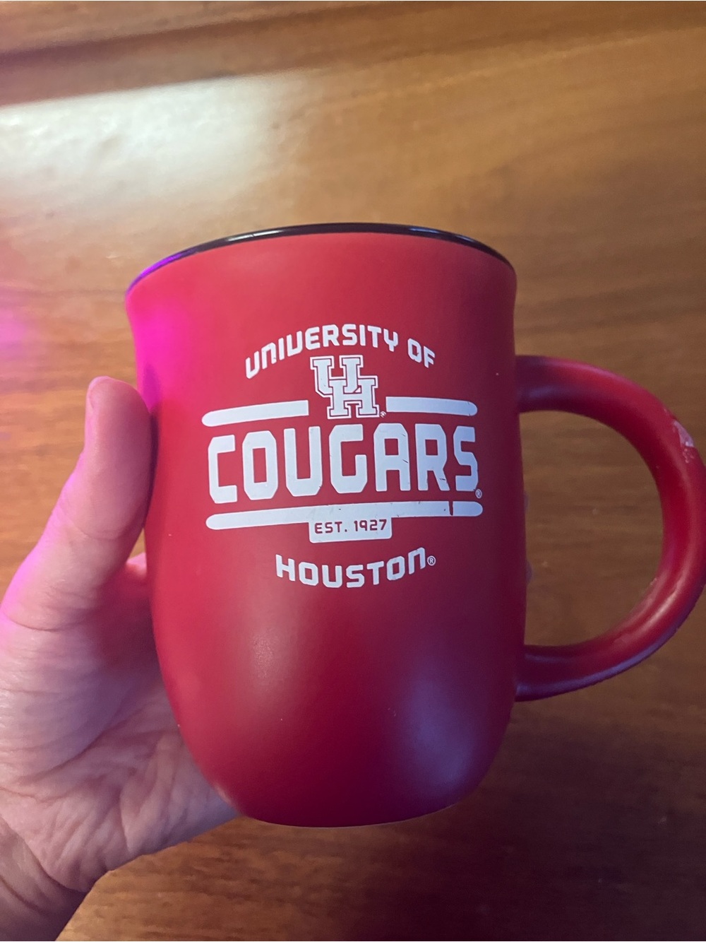 University of Houston Cougars Red Ceramic Coffee Mug